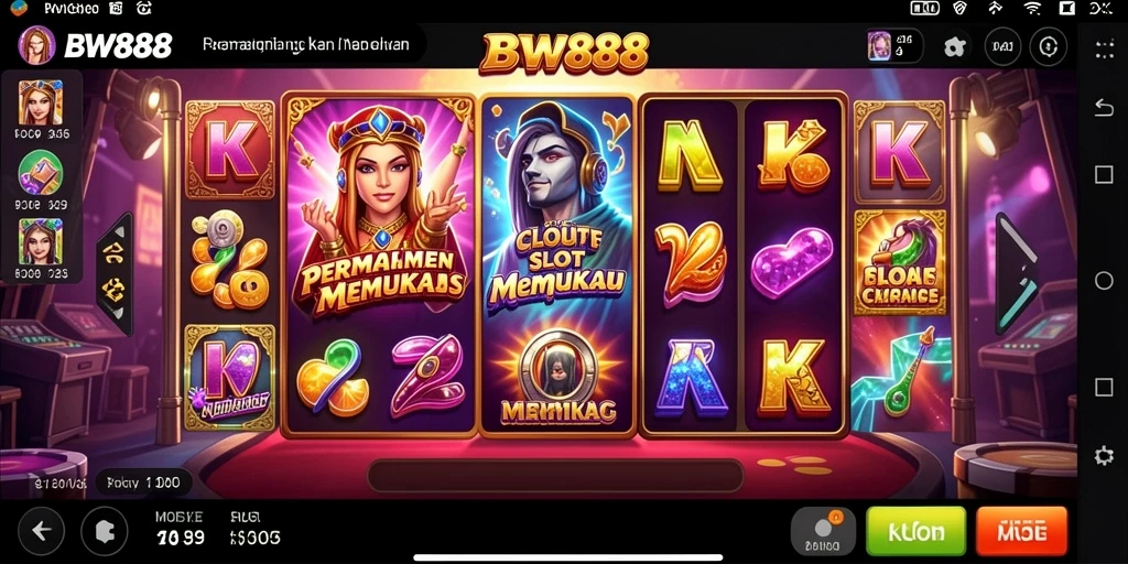 Tampilan gameplay BW888 yang menakjubkan dan seru.