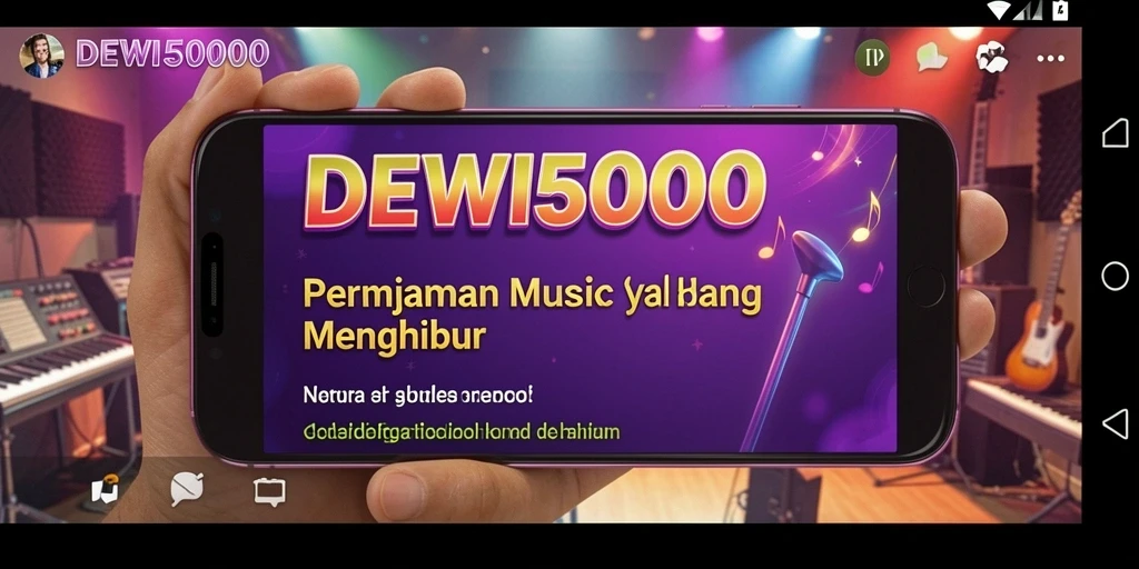 Tampilan gameplay DEWI5000 yang menarik dan interaktif.