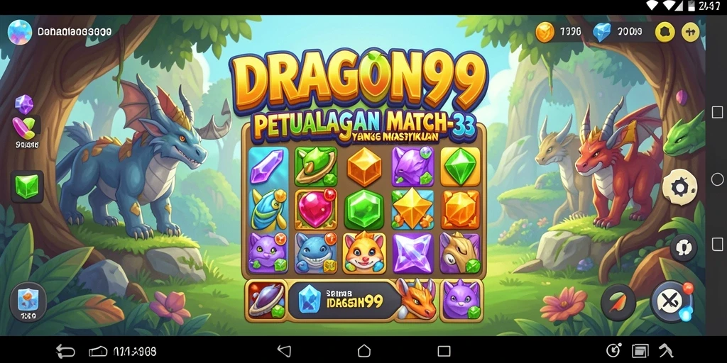 Tampilan gameplay DRAGON99 yang menarik dan penuh warna.