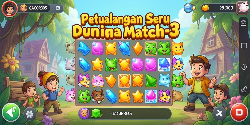 Gameplay GACOR305 yang seru dan penuh warna.