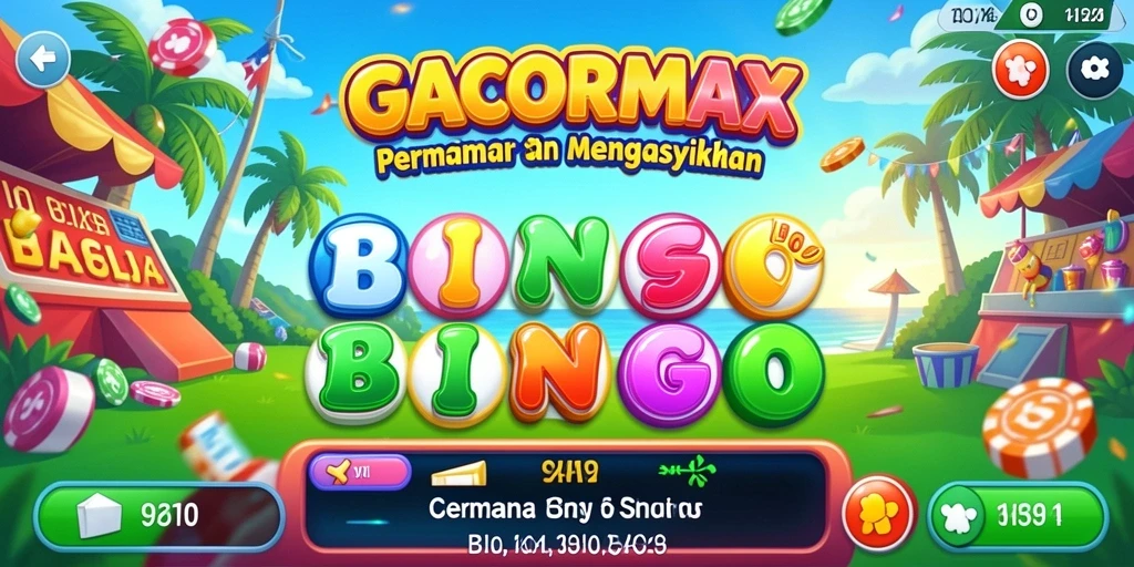 Tampilan gameplay seru dari GACORMAX, menampilkan keseruan Bingo.