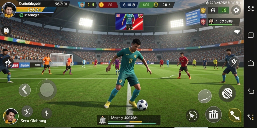 Gameplay JP6789 menampilkan aksi olahraga yang mendebarkan dan grafis yang memukau.