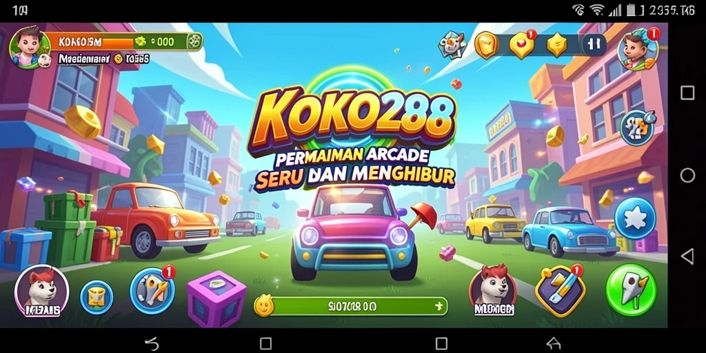 Tampilan gameplay seru KOKO288 dengan grafis menarik.