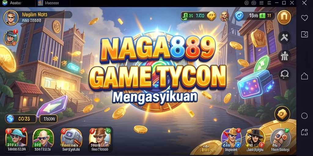 Screenshot gameplay NAGA889 yang menampilkan pengelolaan bisnis Tycoon.