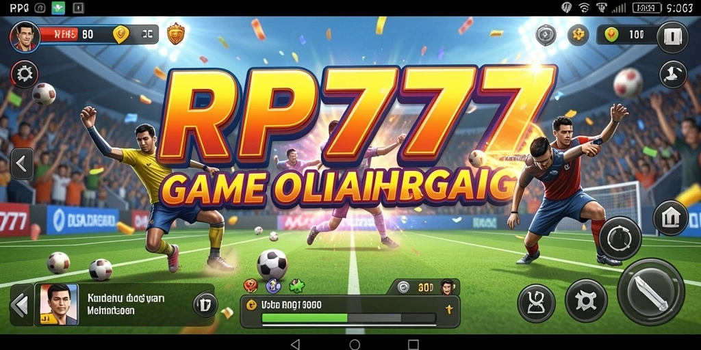 Tampilan gameplay seru dalam RP777 yang menghadirkan pengalaman olahraga terbaik.