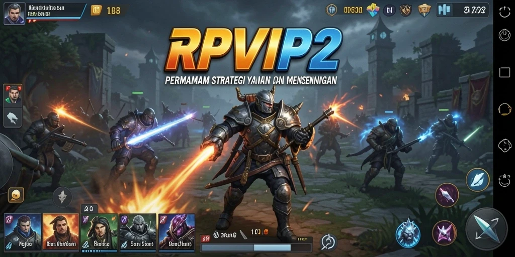 Tampilan gameplay menantang dan strategis RPVIP2 yang mendebarkan.