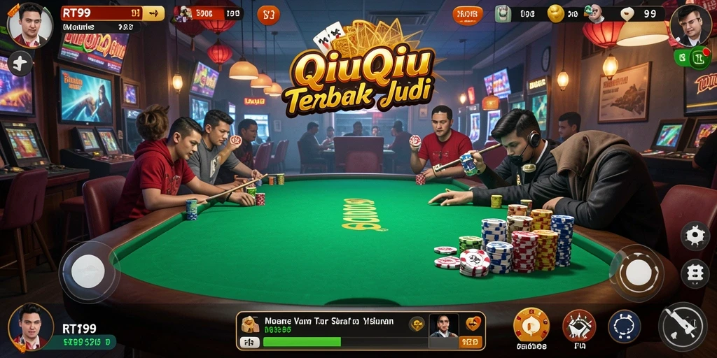 Gambaran permainan seru QiuQiu di RT99.