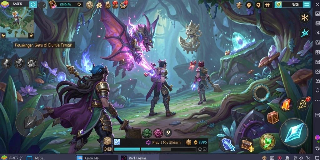 Gameplay menarik dari SVIP5 dalam dunia petualangan yang penuh tantangan.
