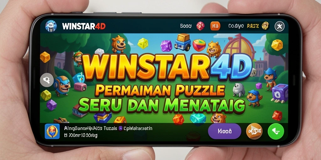 Tampilan gameplay seru dari WINSTAR4D dengan teka-teki menantang.